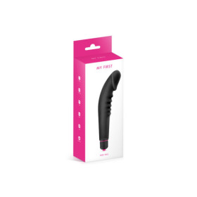 Vibromasseur stimulateur réaliste point G noir silicone 7 vitesses 